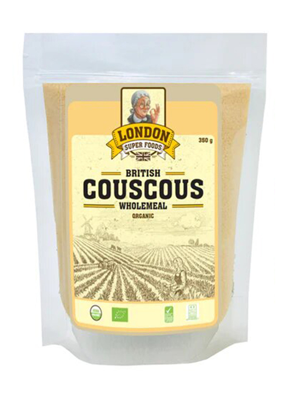 London Super Foods British Organic Wholemeal Couscous, 350g