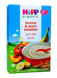 Hipp Organic Peach & Banana Breakfast, 230g