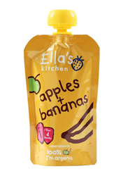 Ella's Kitchen Organic Apples and Bananas Super Smooth Puree, 120g