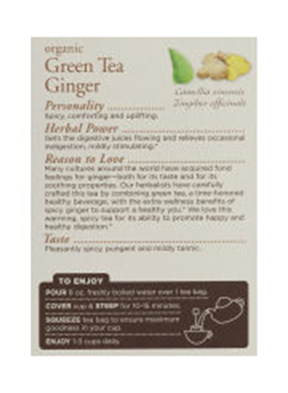 Traditional Medicinals Organic Ginger Green Tea, 16 Tea Bags