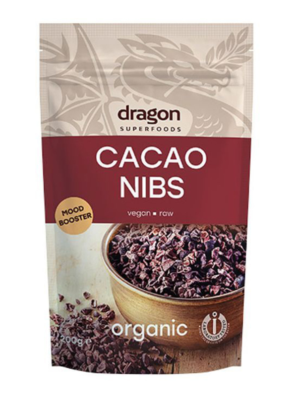 Dragon Superfoods Cacao Nibs Criollo Raw, 200g