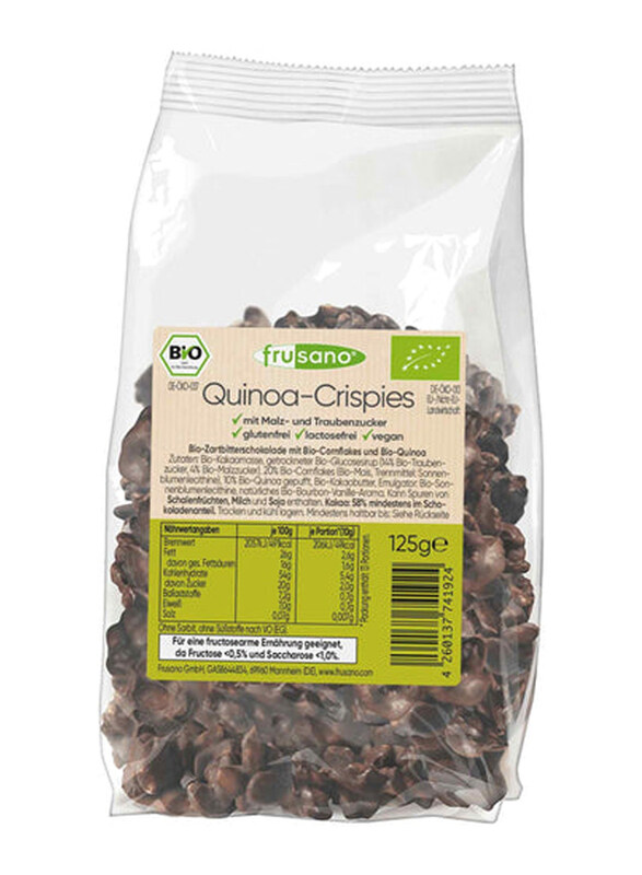 

Frusano Organic Dark Chocolate Quinoa Bites, 125g