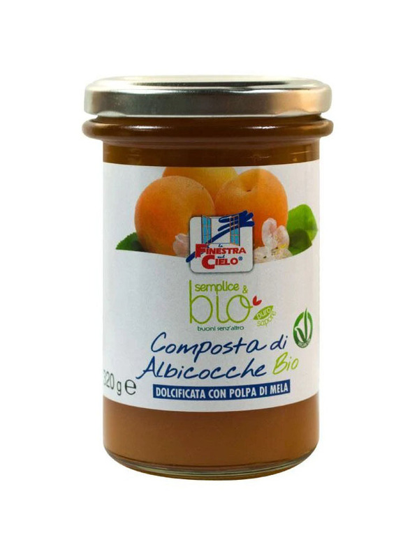 La Finestra Organic Apricot Jam, 320g