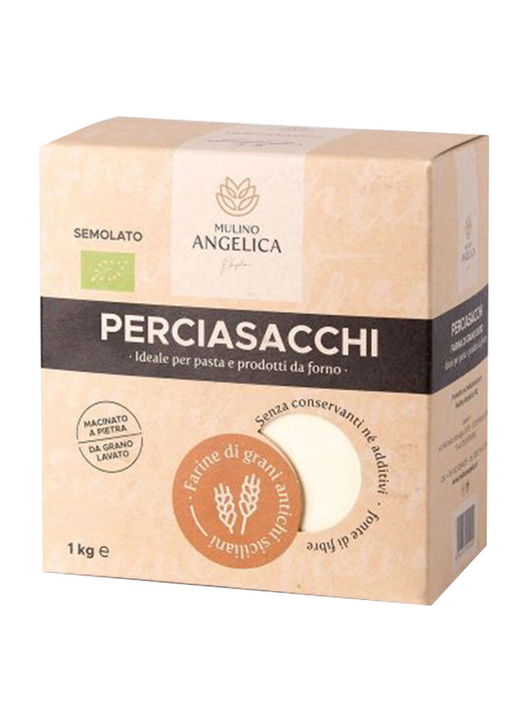 Mulino Angelica Organic Perciasacchi Semolato Flour, 1 Kg