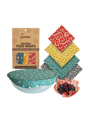 Savourio Beeswax Food Wraps, 4 Pieces