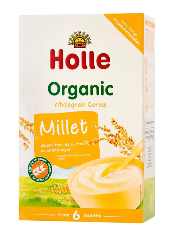 

Holle Organic Wholegrain Milet Cereal, 6 x 250g