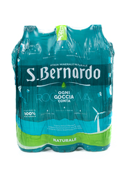 San Bernardo Natural Mineral Water, 6 x 1.5 Liters