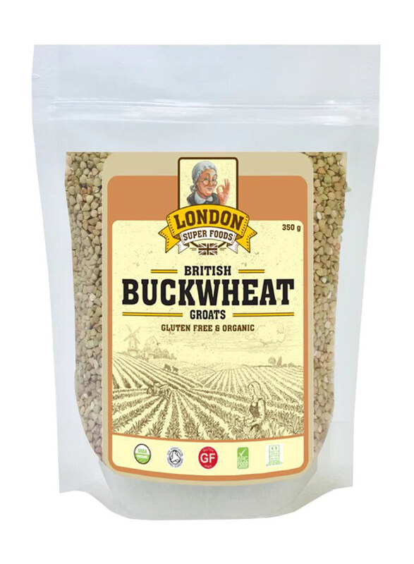 

London Super Foods British Organic Buckwheat Groats, 350g