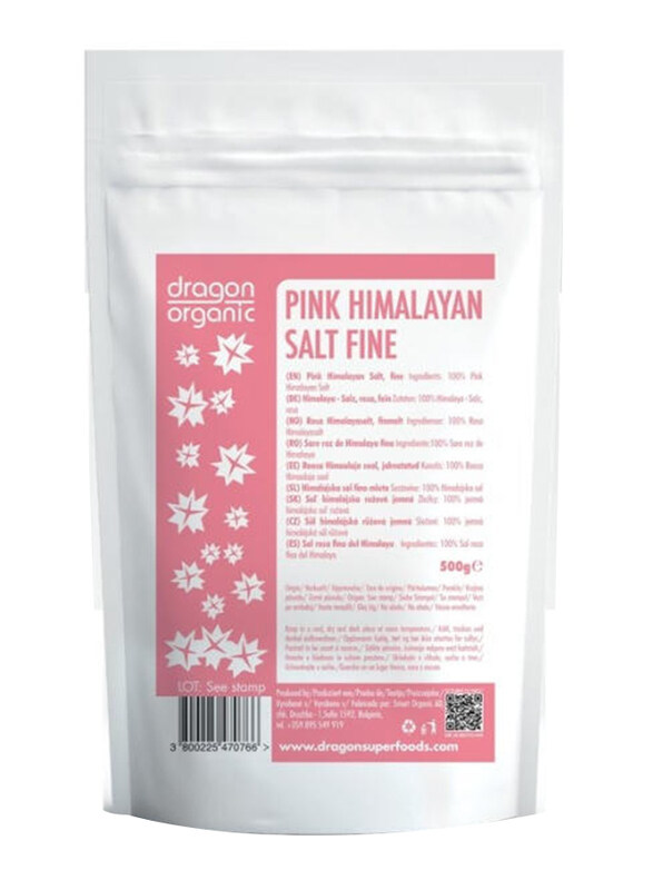 

Dragon Superfoods Organic Pink Himalayan Salt Fine, 500g