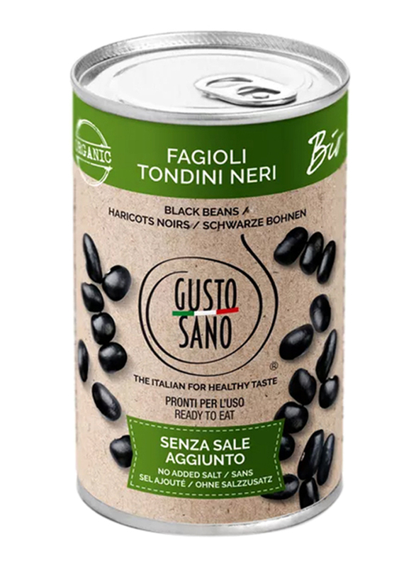 

Gusto Sano Organic Black Beans, 400g