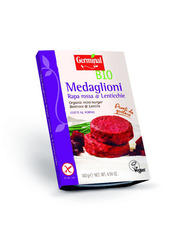 Germinal Organic Veggie Mini Burgers Beetroot & Lentil, 140g