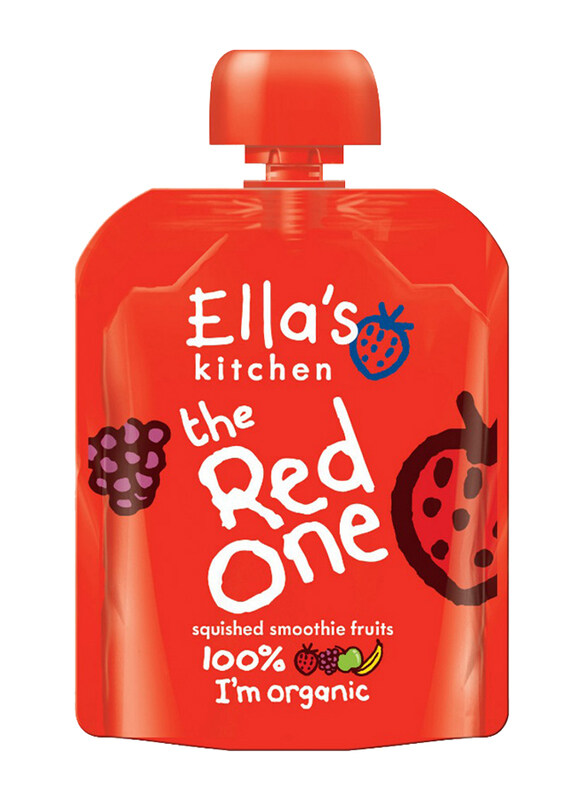 

Ella's Kitchen Organic The Red One Squished Smoothie Fruits, 5 x 90g