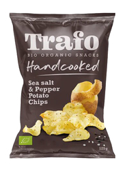 Trafo Organic Sea Salt & Pepper Potato Chips, 125g