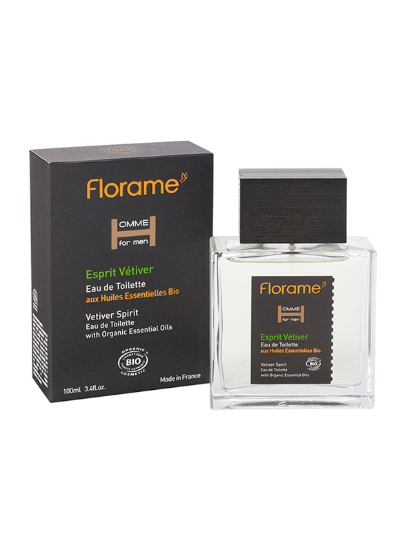 Florame Homme Vetiver Spirit 100ml EDT for Men