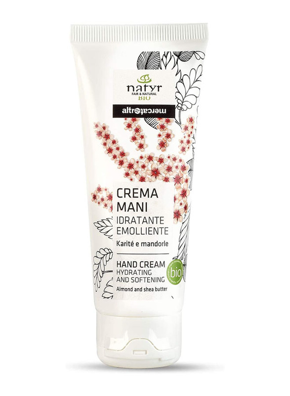 Natyr Shea Butter & Almond Hand Cream, 75ml