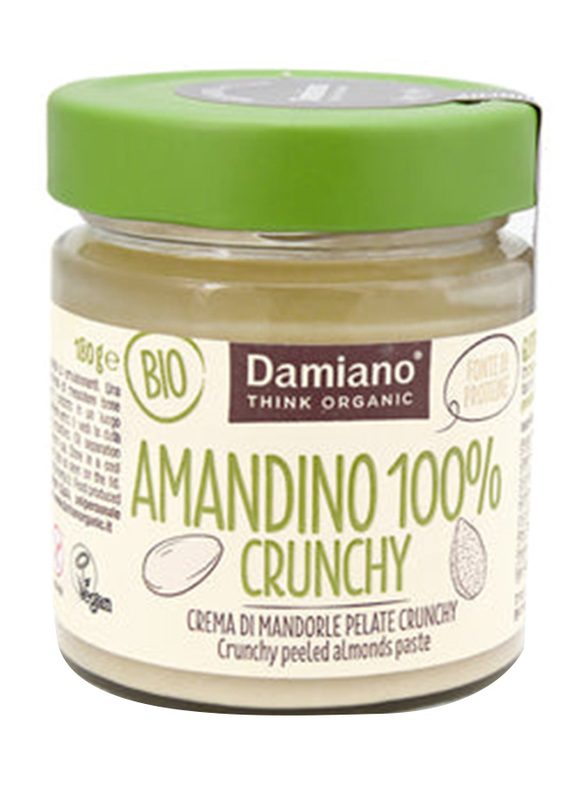 Damiano Crunchy Peeled Almonds Paste, 180g