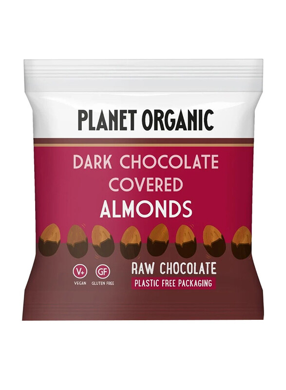 

Planet Organic Raw Dark Chocolate Coated Almonds, 40g