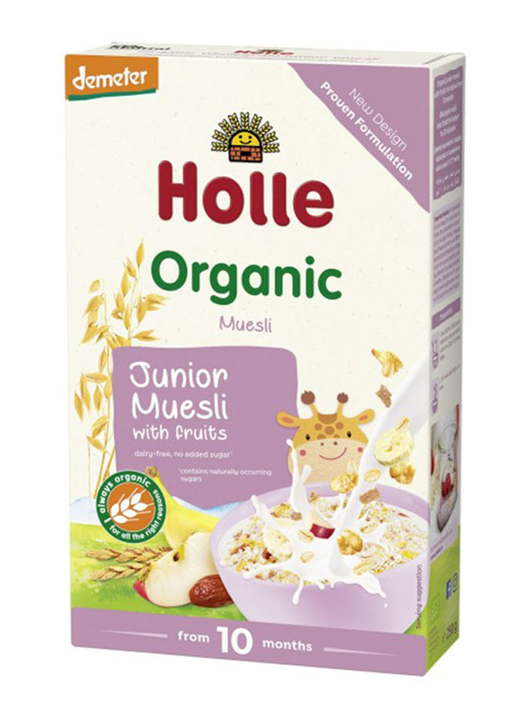 

Holle Organic Junior Muesli Multigrain with Fruit, From 10 Months, 250g