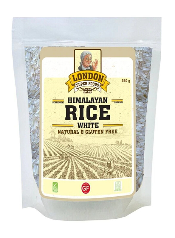 

London Super Foods Himalayan Organic Natural White Basmati Rice, 350g