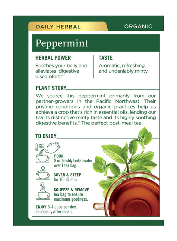Traditional Medicinals Organic Peppermint Tea, 16 Tea Bags