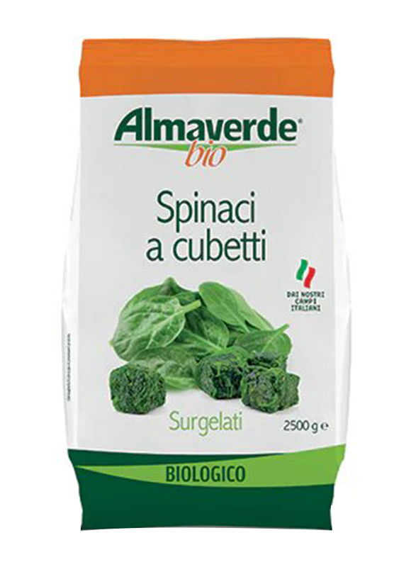 Fruttagel Organic Spinach In Cubes, 2.5 Kg