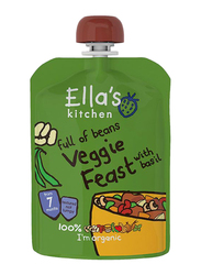 Ella's Kitchen Organic Full of Beans Veggie Feast with Basil, 130g