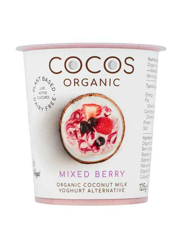 

Cocos Organic Mixed Berry Coconut Milk Yoghurt, 125g