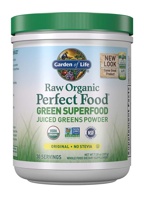 

Garden of Life Raw Organic Perfect Food Green Superfood Juiced Greens Powder Food Deitary Supplemeny, 30 Server, 240g