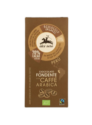 Alce Nero Organic Dark Chocolate with Arabica Coffee, 50g