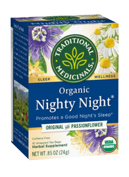 Traditional Medicinals Organic Nighty Night Tea, 16 Tea Bags