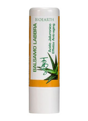 Bioearth Organic Aloe & Hyaluronic Acid Lip Balm, 7ml, Yellow