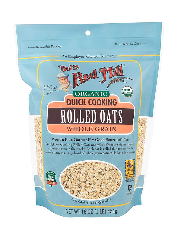 Bob's Red Mill Organic Rolled Oats Quick, 454g