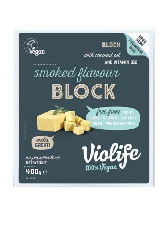 

Violife Organic Vegan Smoked Block Cheese, 400g
