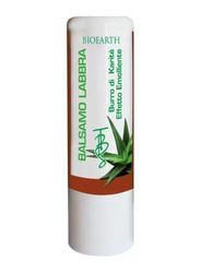 Bioearth Organic Aloe & Shea Butter Lip Balm, 7ml, Brown