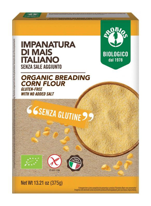 Probios Organic Breading Corn Flour, 375g