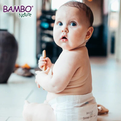 Bambo Nature Eco Friendly Diapers, Size 5, 11-25 kg, 27 Counts