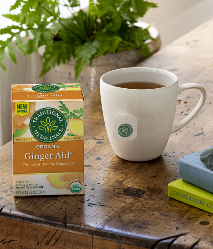 Traditional Medicinals Ginger Aid Tea, 16 Tea Bags