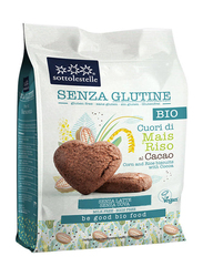 Sottolestelle Organic Corn and Rice Cocoa Hearts Biscuits, 250g