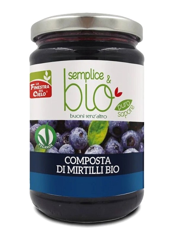 La Finestra Organic Blueberry Jam, 320g