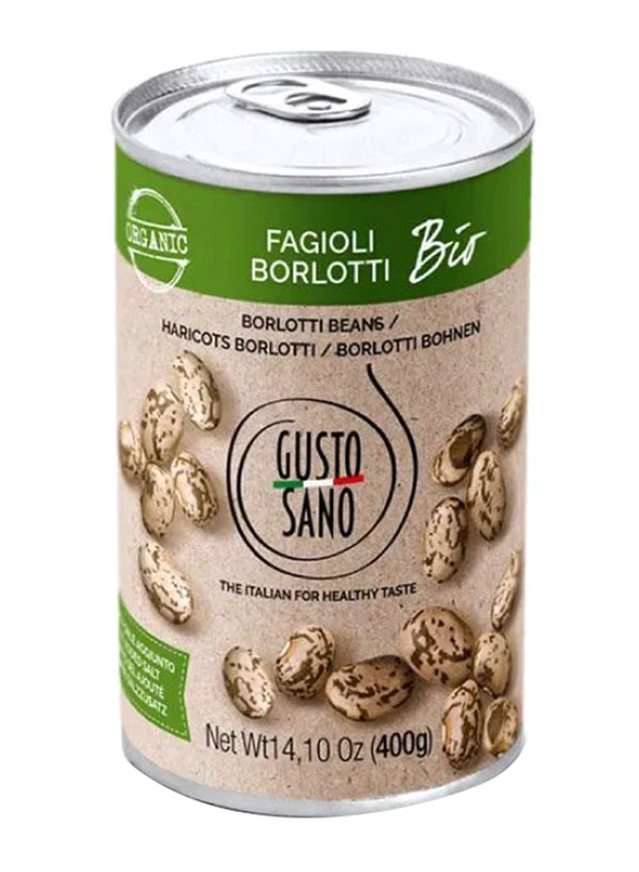 Gusto Sano Organic Borlotti Beans, 400g