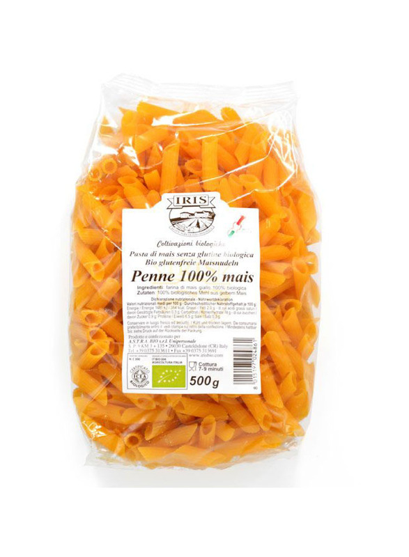 Iris Organic 100% Corn Penne Pasta, 500g