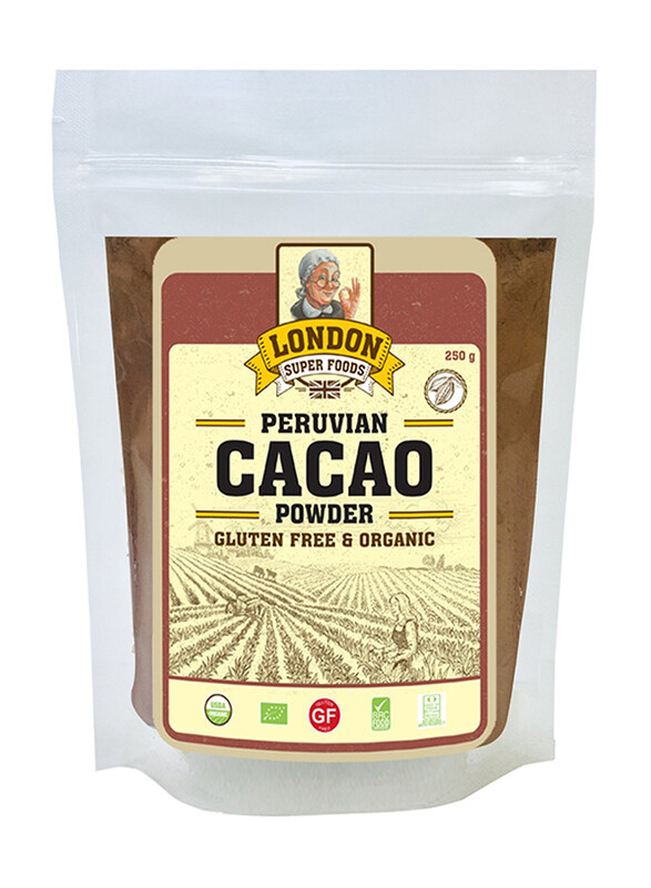 

London Super Foods Peruvian Gluten Free Cacao Powder, 250g