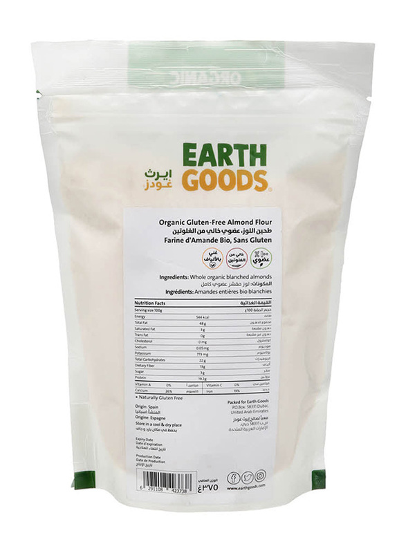 Earth Goods Organic Almond Flour, 375g