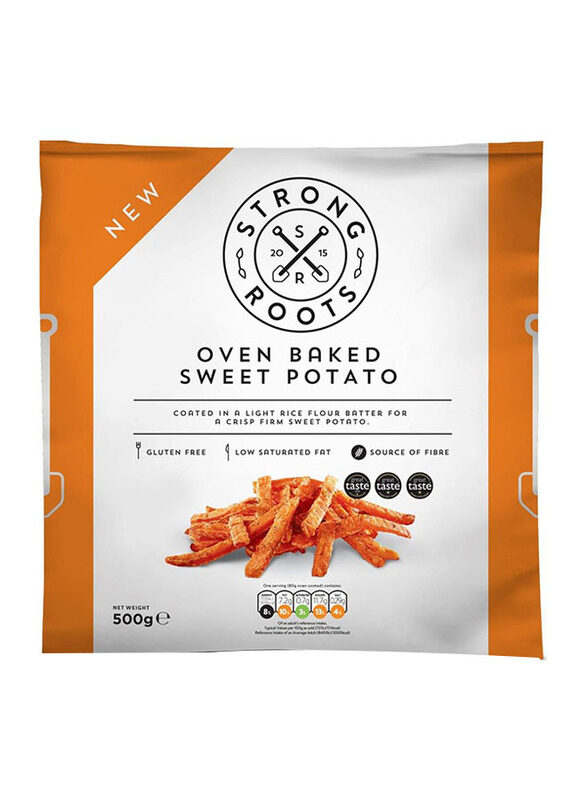 

Strong Roots Oven Baked Sweet Potato Fries, 500g