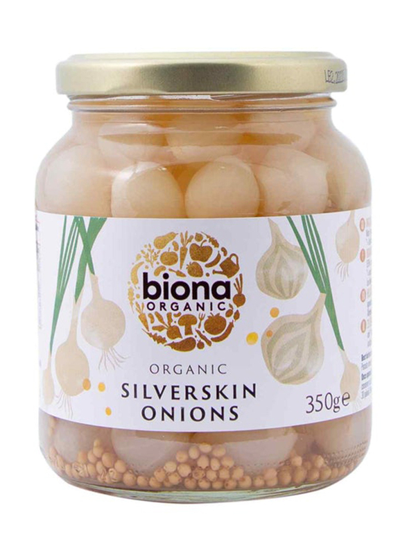 Biona Organic Silverskin Onions, 350g