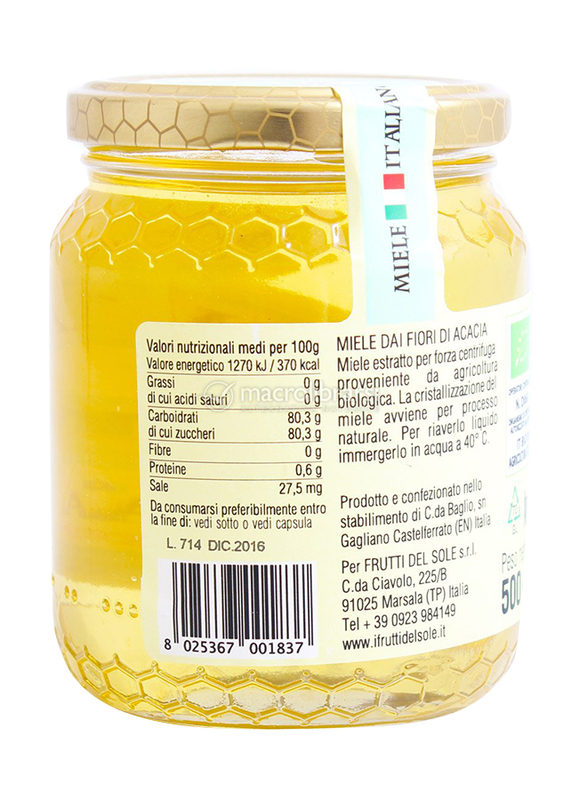 I Frutti Del Sole Organic Acacia Honey, 500g