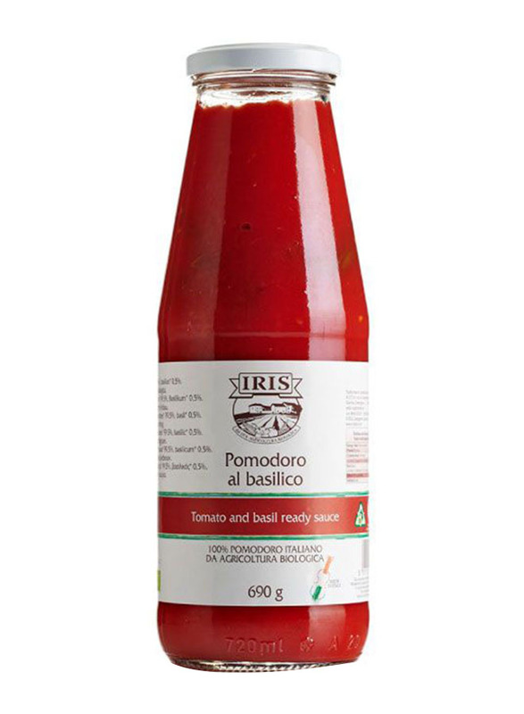 Iris Organic Tomato with Basil Ready to Cook Sauce, 690g