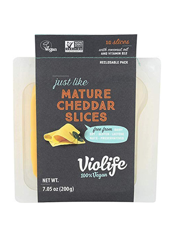 

Violife Mature Cheddar Slices, 200g