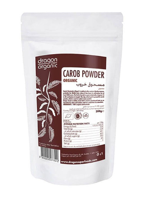 Dragon Superfoods Carob Powder, 200g