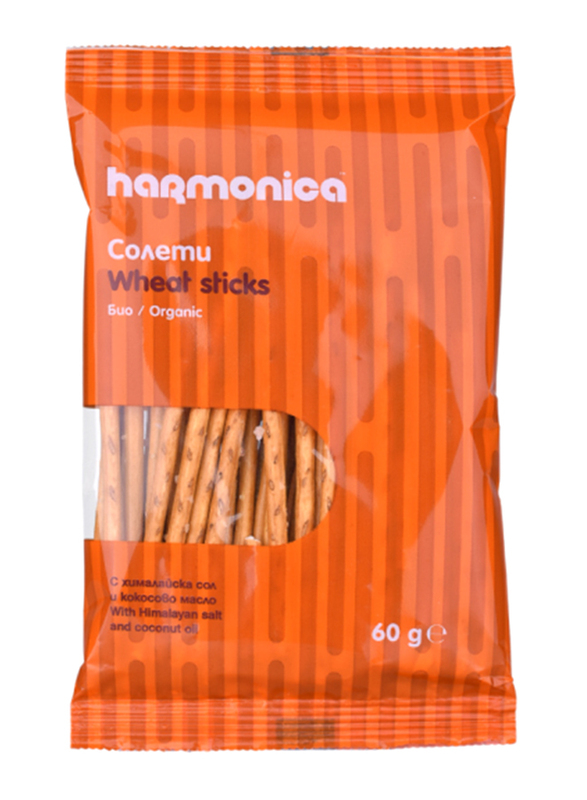 Harmonica Organic Wheat Sticks, 60g